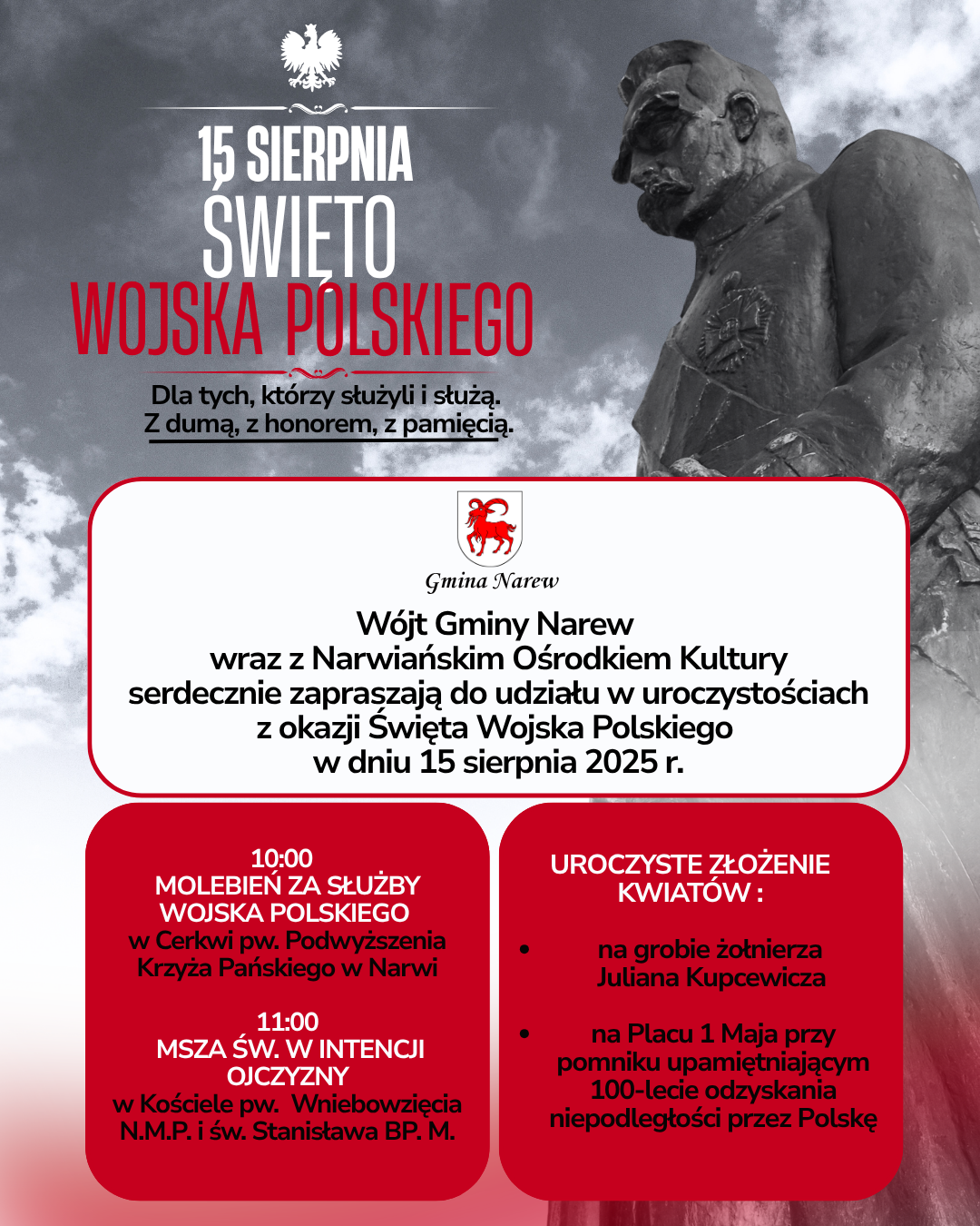 Czerwony Biały i Czarny Patriotyczny Dzień Wojska Polskiego Post na Instagramie 45 10