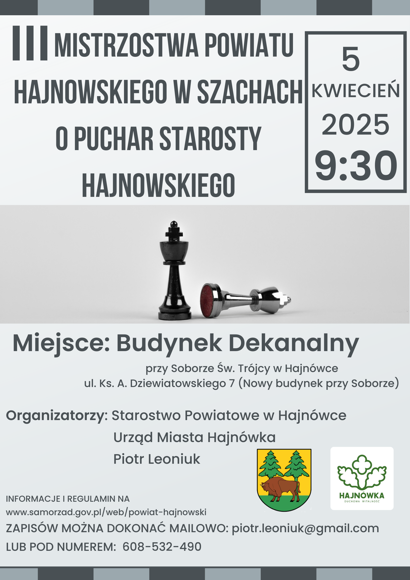 III Mistrzostwa Powiatu Hajnowskiego w szachach