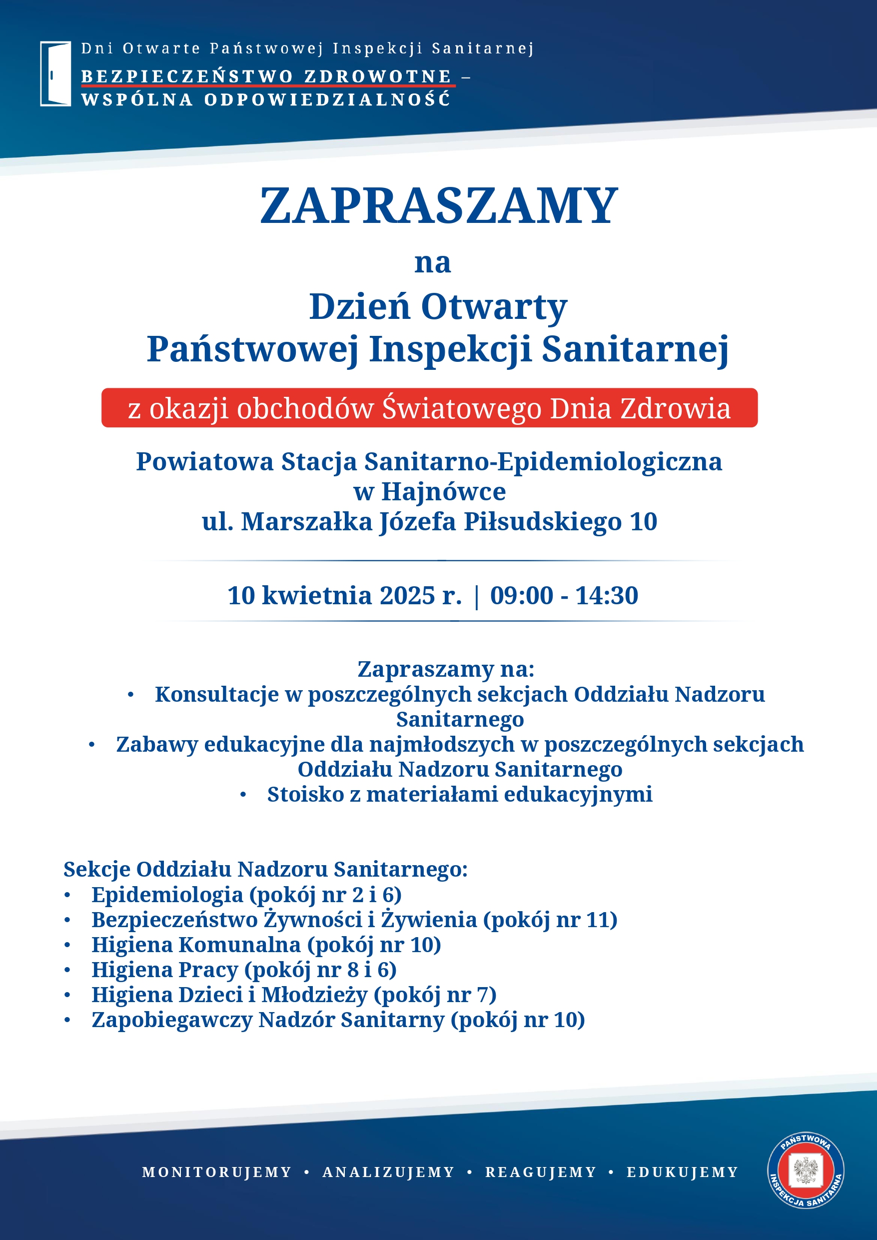 Plakat Dzień Otwarty w PSSE w Hajnówce 1 page 0001