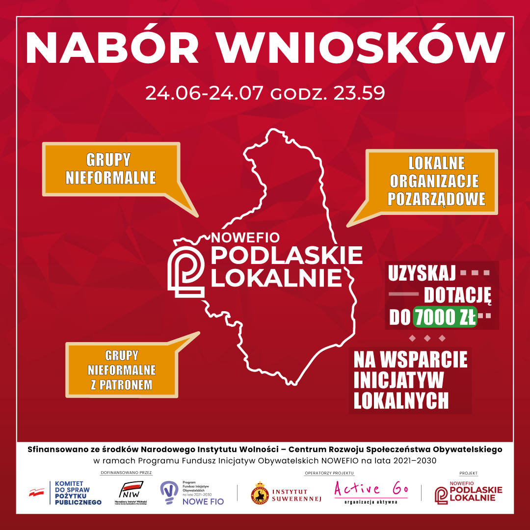 Podlaskie Lokalnie nabór wniosków 1.8