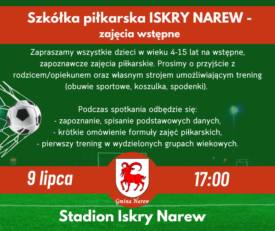 Szkółka piłkarska ISKRY NAREW