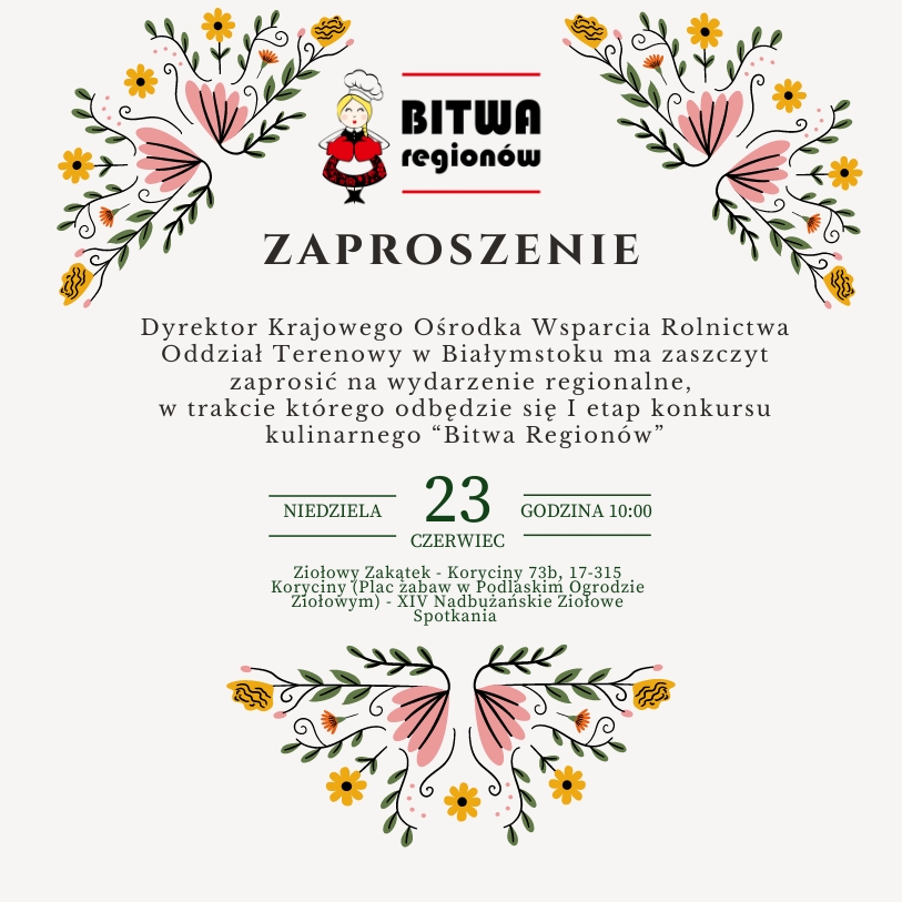 Zaproszenie Koryciny Bitwa Regionów