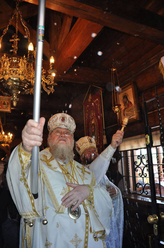 Konsekracja cerkwi w Skicie