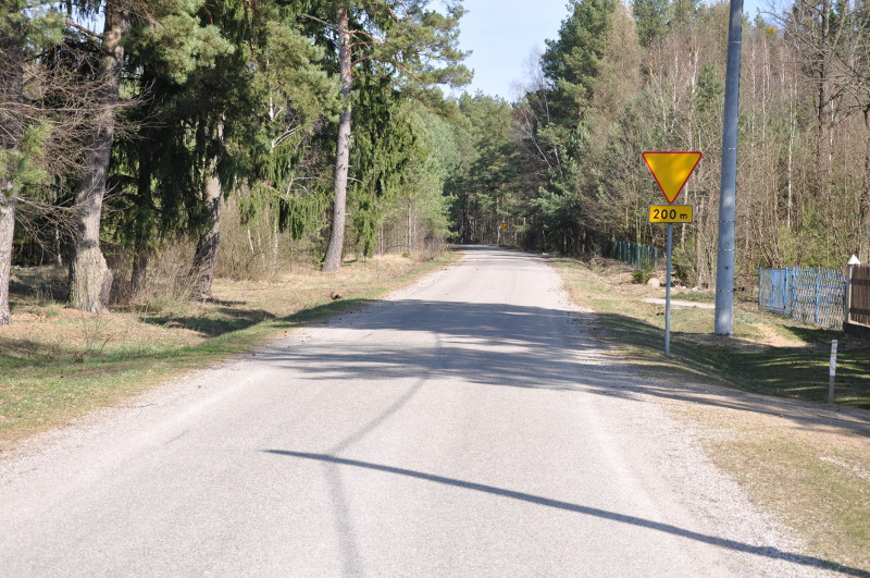 Przebudowana droga do wsi Soce