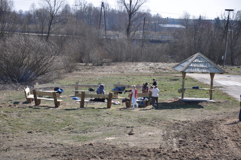 Przystań kajakowa w Narwi
