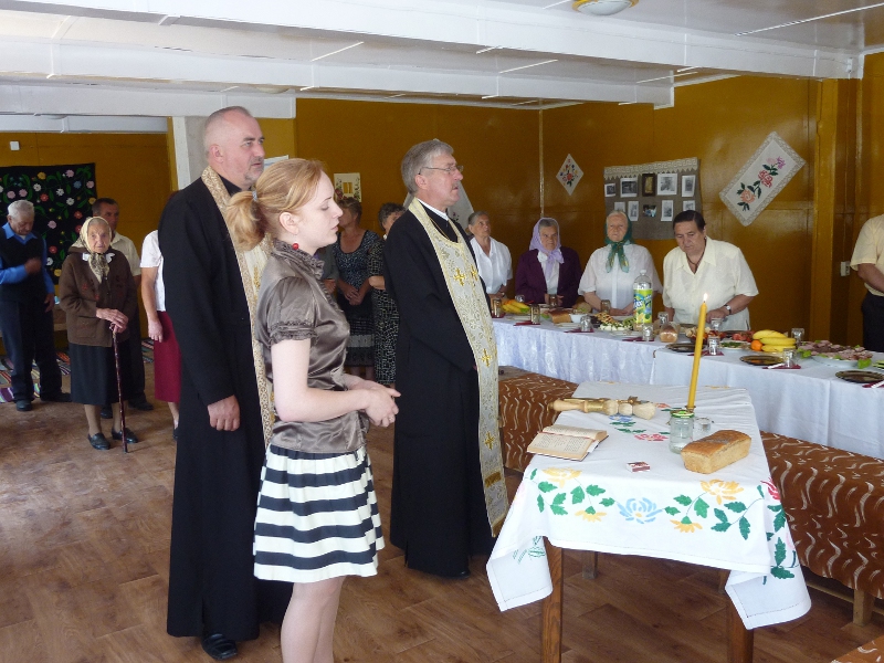 Wyświęcenie świetlicy wiejskiej w Krzywcu