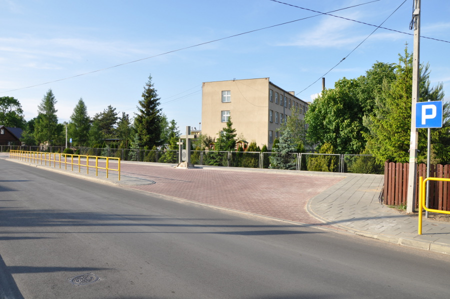 Przebudowane ulice w miejscowości Narew