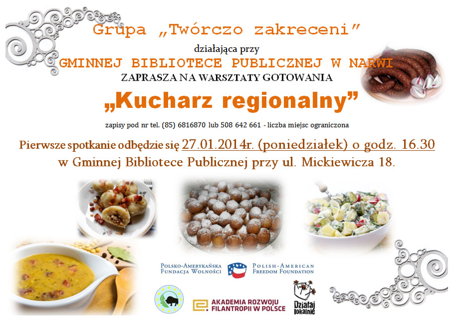 Warsztaty gotowania w bibliotece