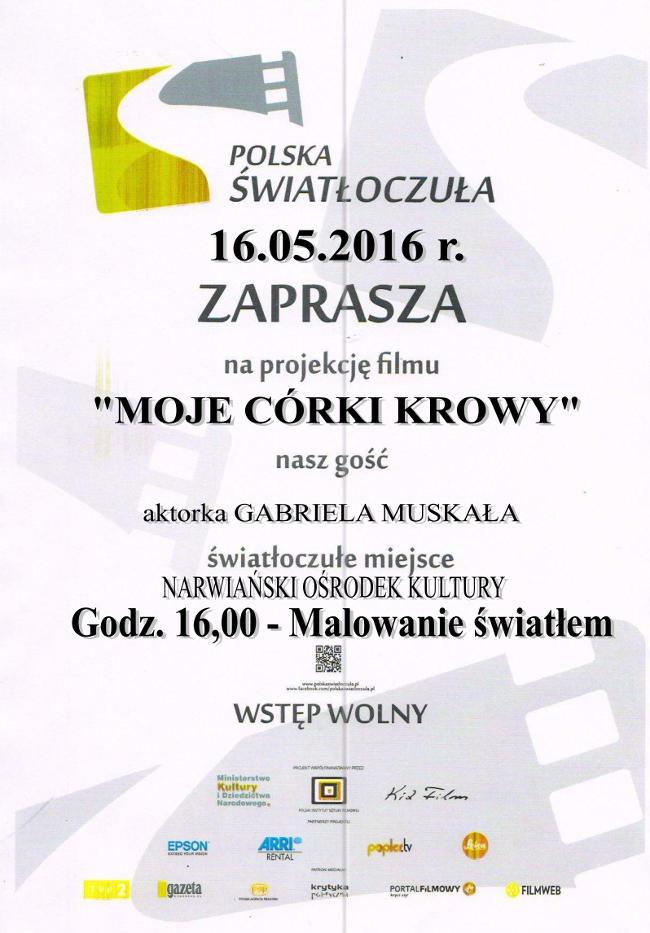 Projekcja filmu w NOK